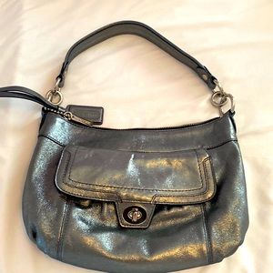 Silver Coach Purse